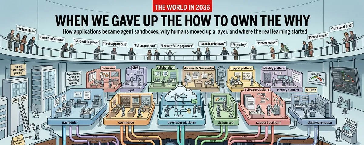 Cover banner reading: WHEN WE GAVE UP THE HOW TO OWN THE WHY